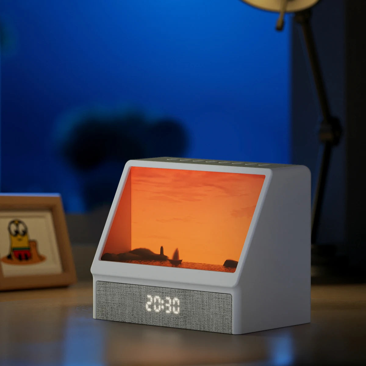 Sunrise Alarm Clock – Wake Up Light with White Noise & Dimmable Glow
