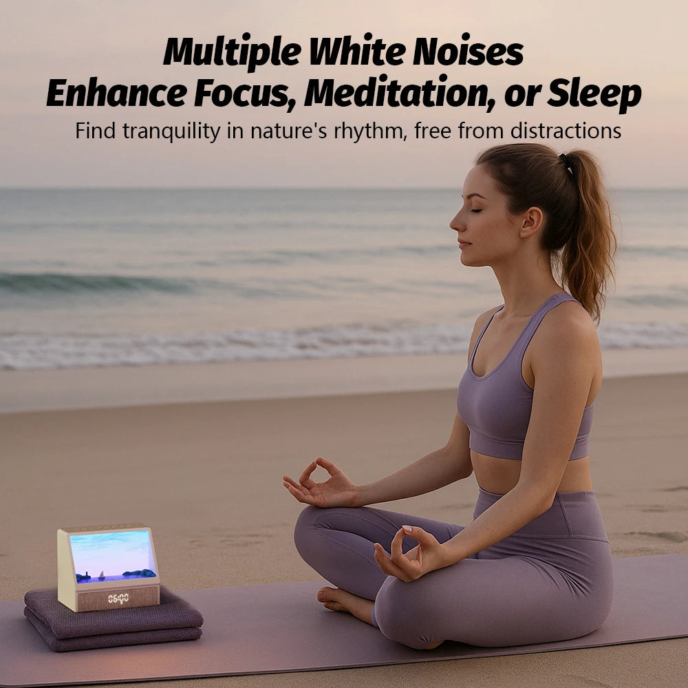 Sunrise Alarm Clock – Wake Up Light with White Noise & Dimmable Glow