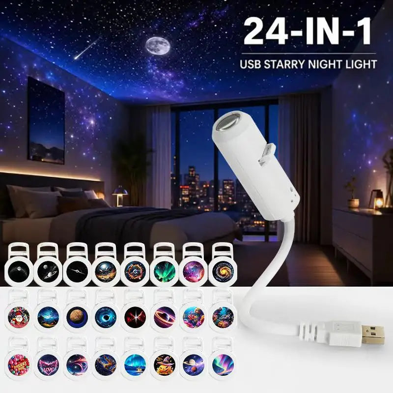 Galaxy Starry Sky Projector